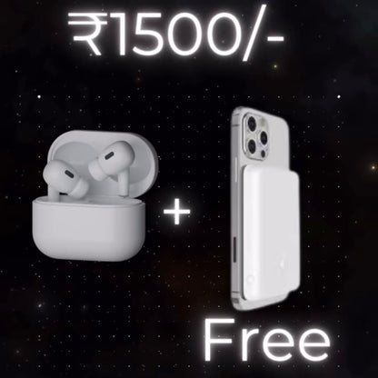 Air Pro 2nd Generation ANC (Type - C) | Free Magsafe Powerbank | 100% Warranty Covered