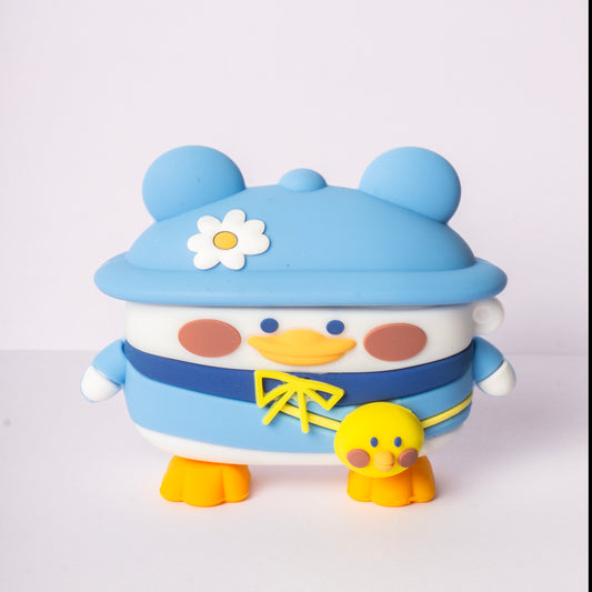 Cute Duckling Silicon Cover with 3 Caps