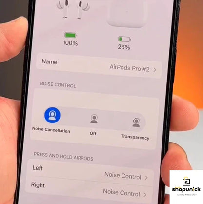 Air Pro 2nd Generation ANC (Type - C) | Free Magsafe Powerbank | 100% Warranty Covered
