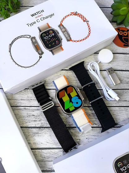 Watch Ultra 2 Silver with 3 Straps